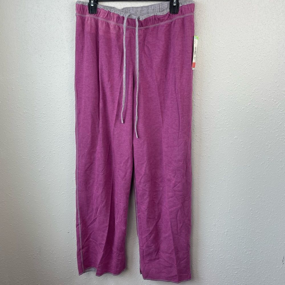 NWT ZENista Womens Reversible Pajama Pants Size L
